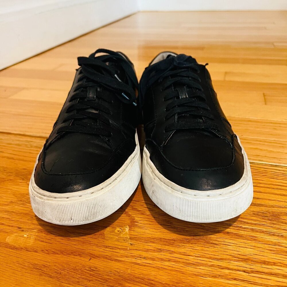 Vince Leonard Leather Platform Sneakers Size 9.5 - Picture 15 of 16